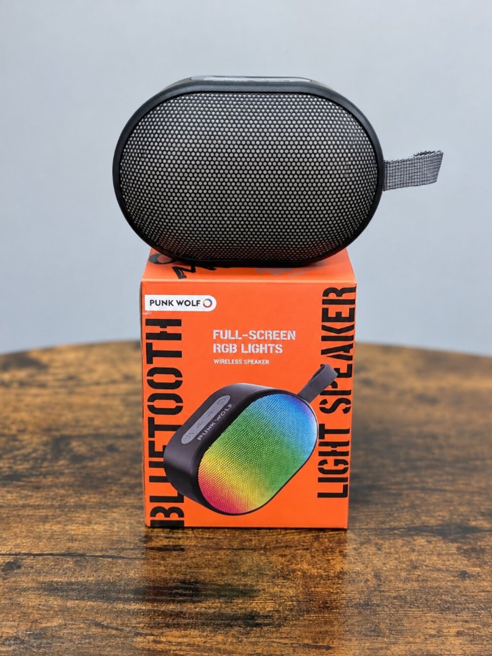 Punk Wolf Light-Up Bluetooth Speaker